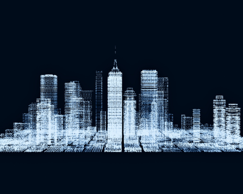 gemelo digital de una ciudad.¡