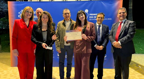 A equipa OdinS recebeu o Prémio Future ESG Industry Region of Murcia.